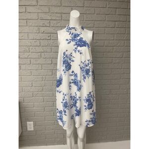 Lulu’s Floral Print Halter Dress Size M NWT
